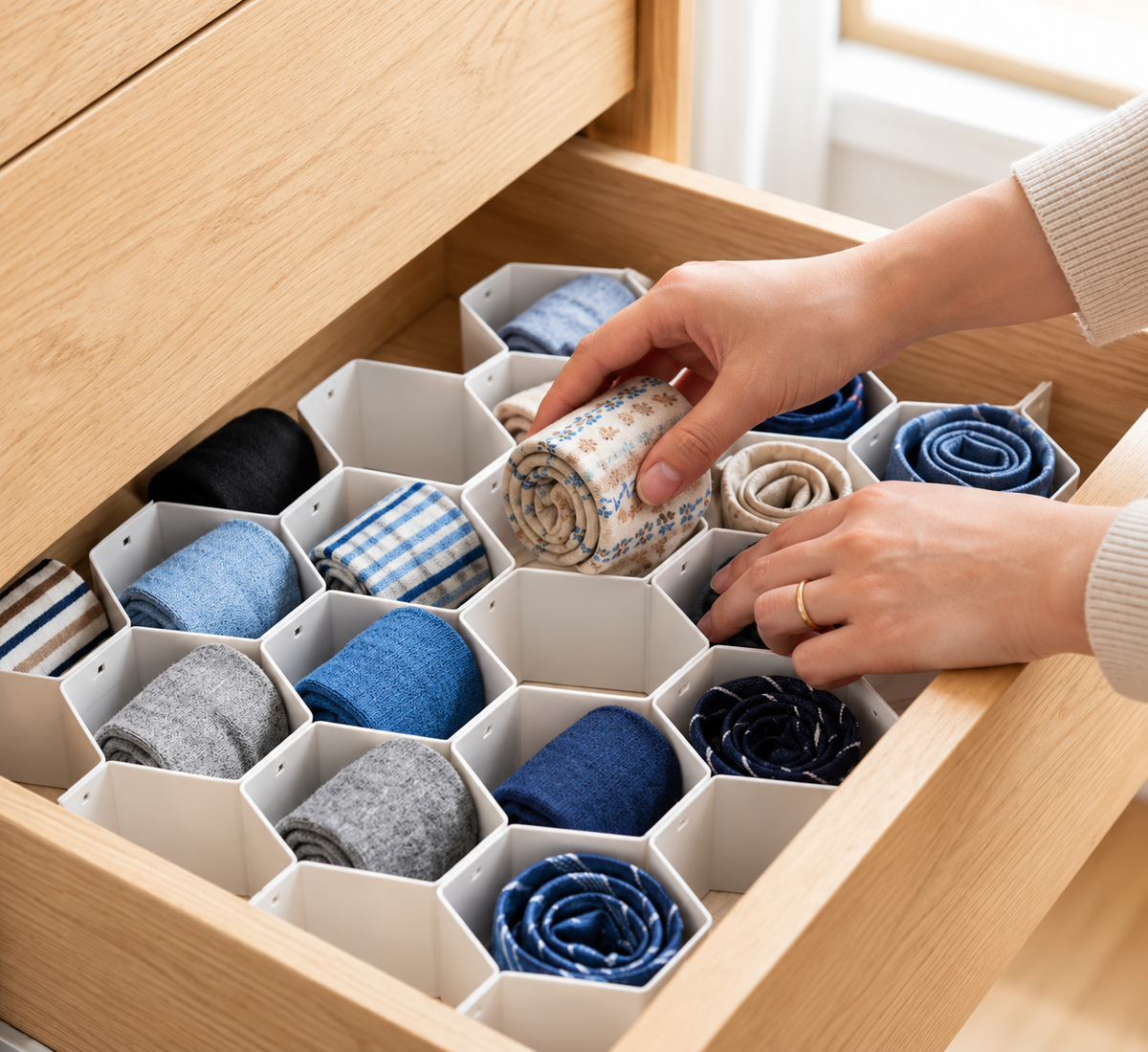 Honeycomb Drawer Organizer