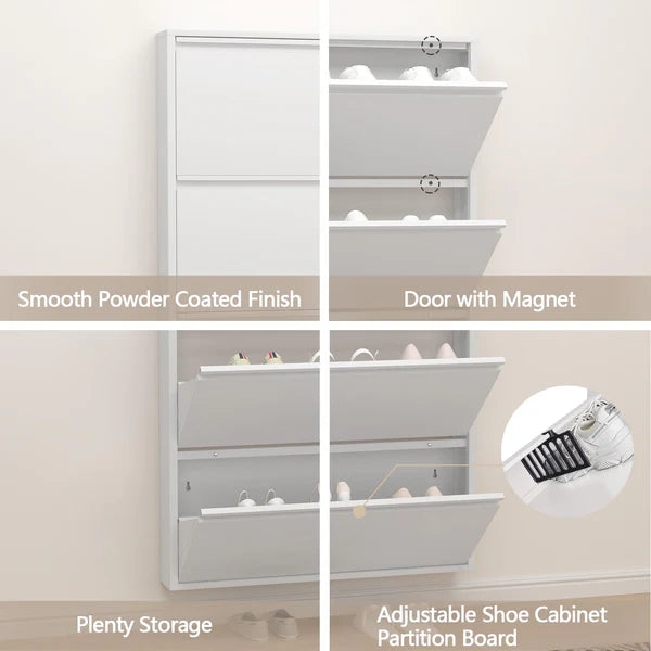 Narrow Hallway Shoe Cabinet