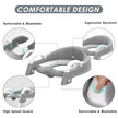 Baby Toilet Training Seat with Adjustable Steps