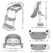 Baby Toilet Training Seat with Adjustable Steps