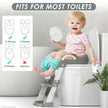 Baby Toilet Training Seat with Adjustable Steps