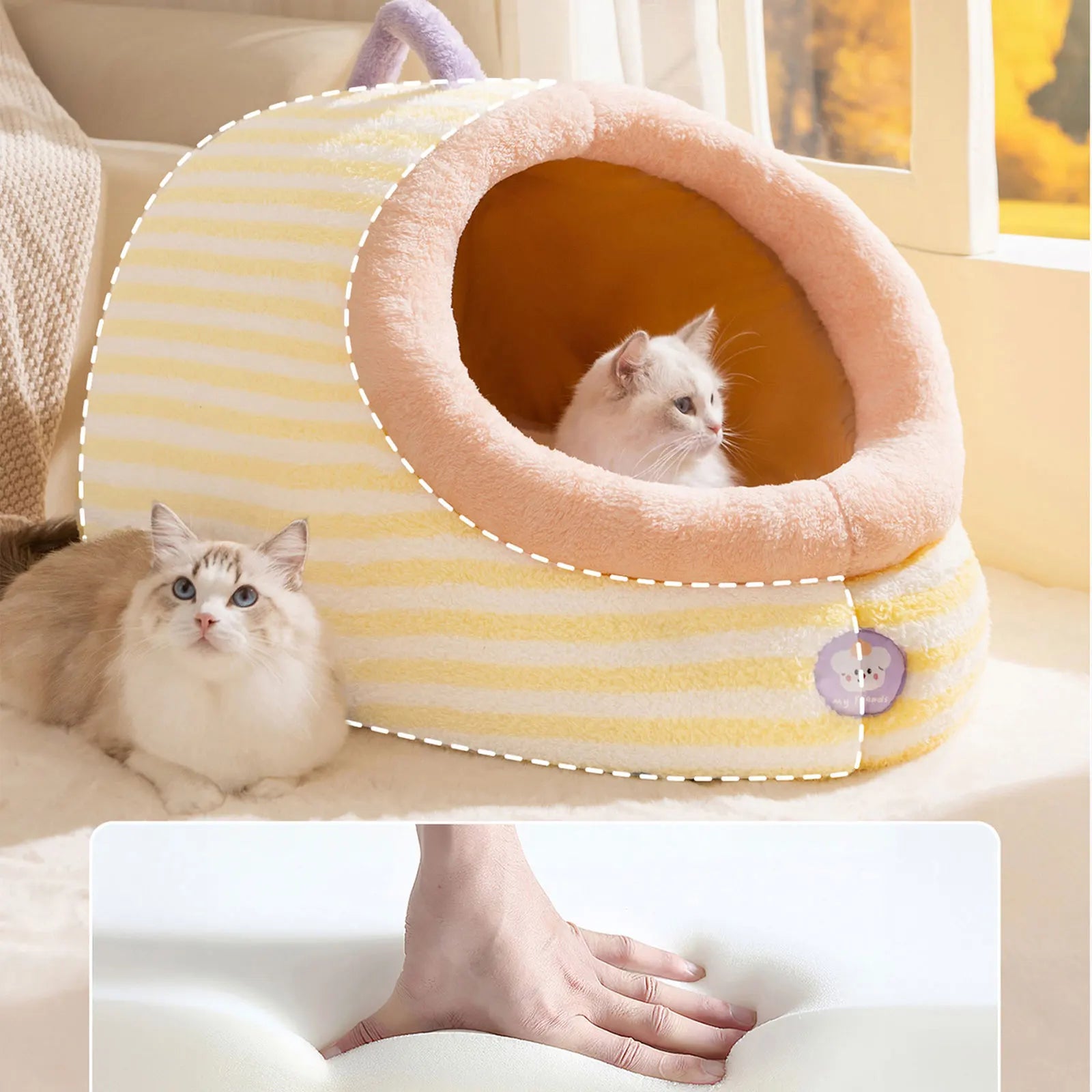 Fluffy Cat Bed