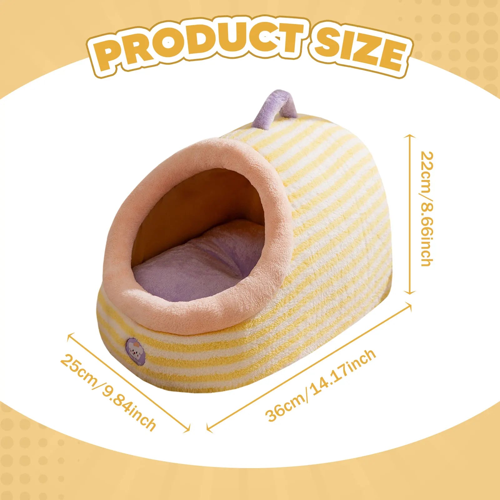 Fluffy Cat Bed