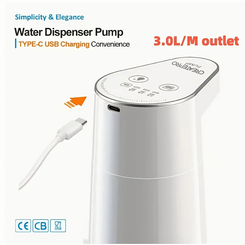 Rechargeable Water Dispenser Pump