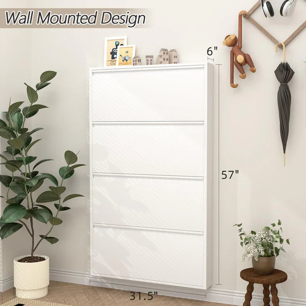 Narrow Hallway Shoe Cabinet