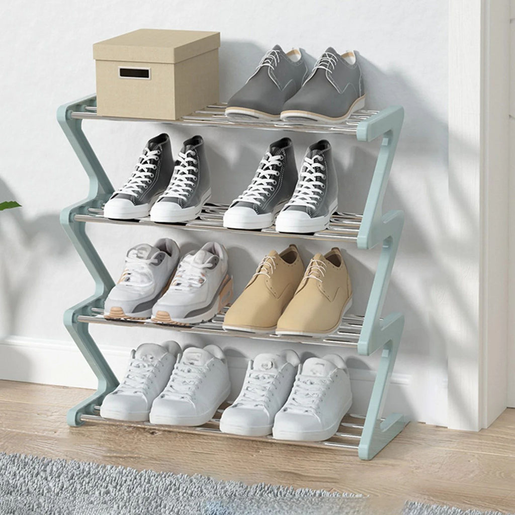 Z-Shaped Shoe Rack