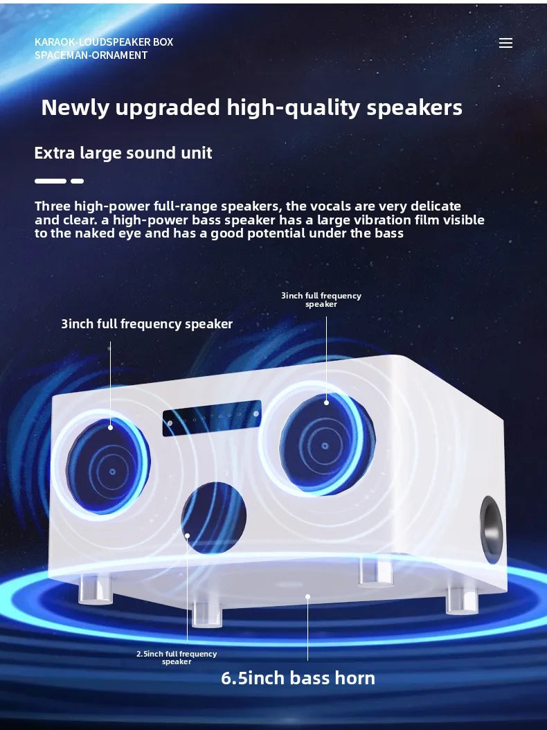 Karaoke Rabbit Astronaut Statue