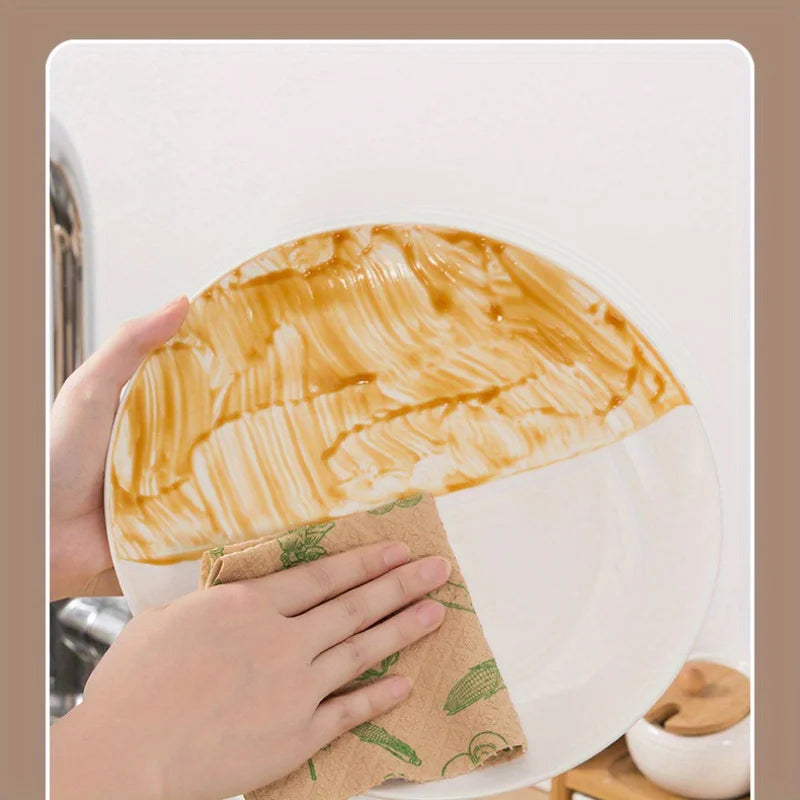 50Pcs Disposable Dishwashing Cloth Roll