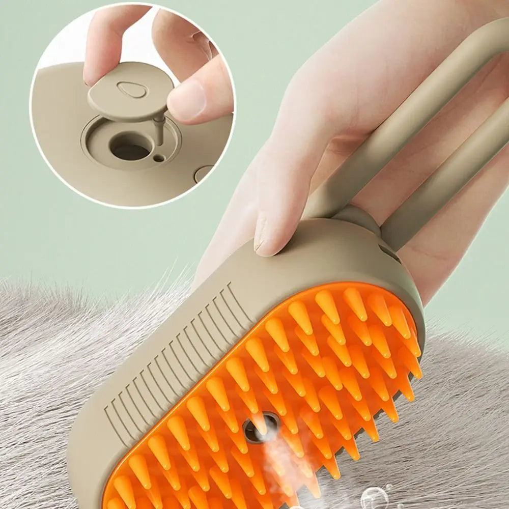 3In1 Cat & Dog Steamy Brush