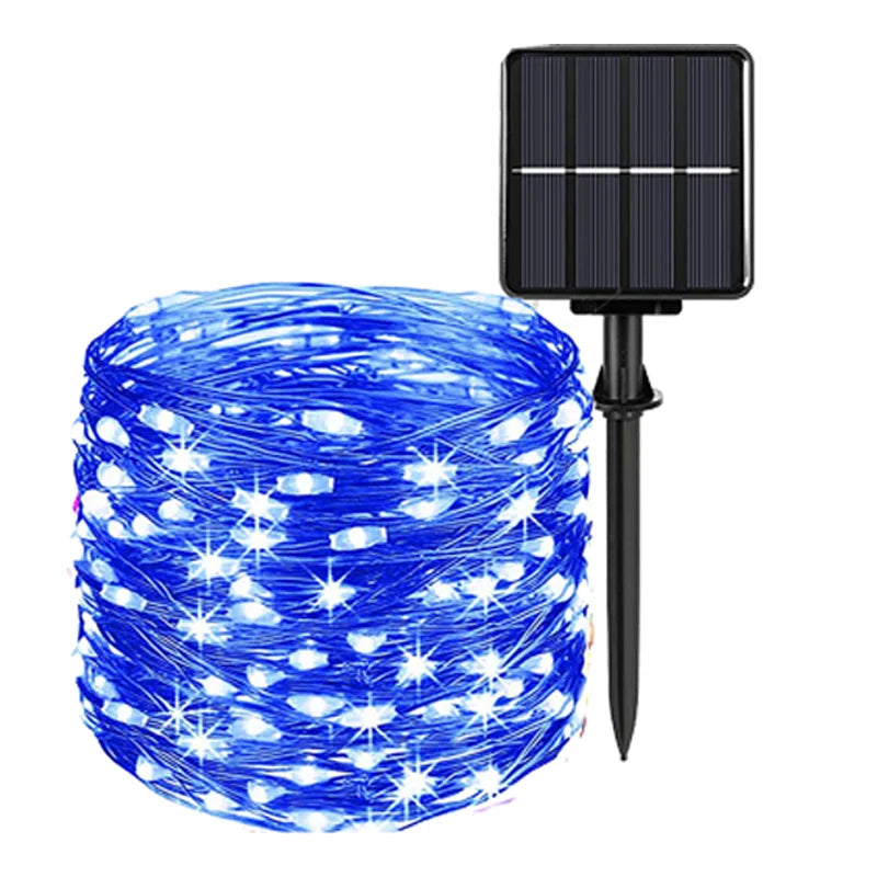 Solar LED Fairy String Lights Outdoor Waterproof