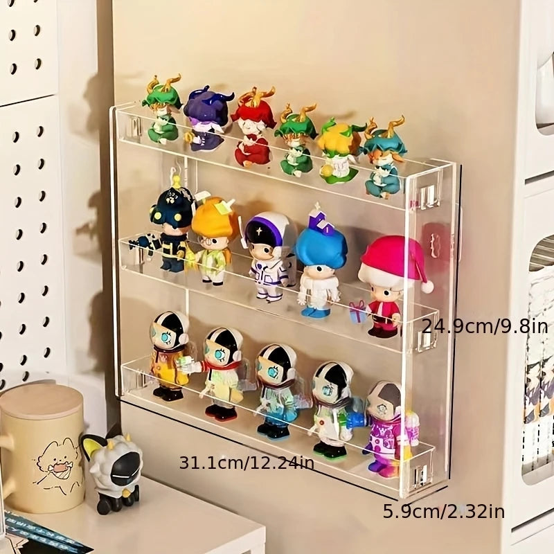 No-Drill 3-Tier Acrylic Rack