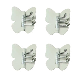 4PCS Rotating Butterfly Wall Hooks
