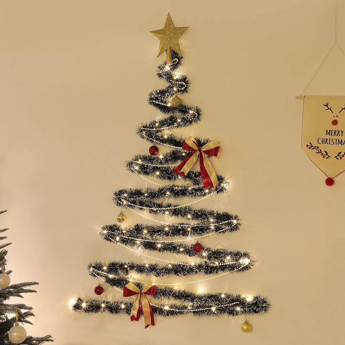 Flocked Christmas Tree