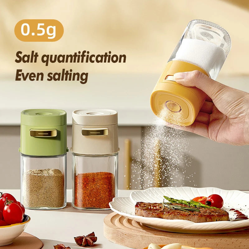 Adjustable Glass Seasoning Jar