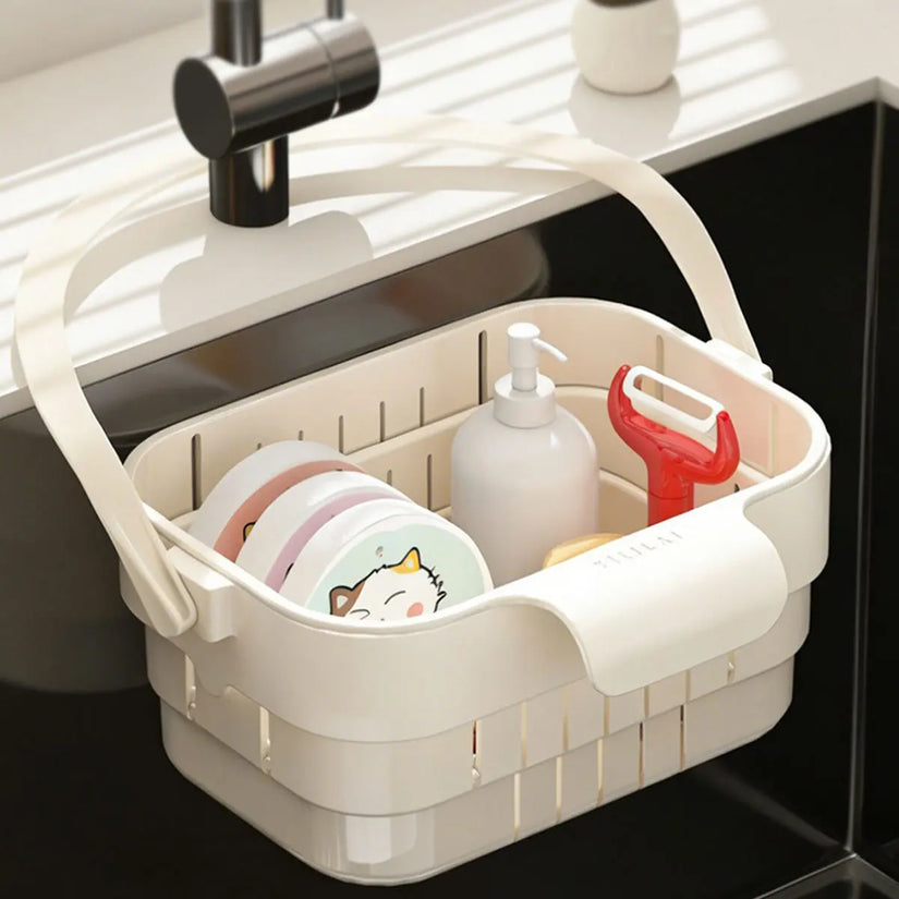 Kitchen Sink Foldable Drain Basket
