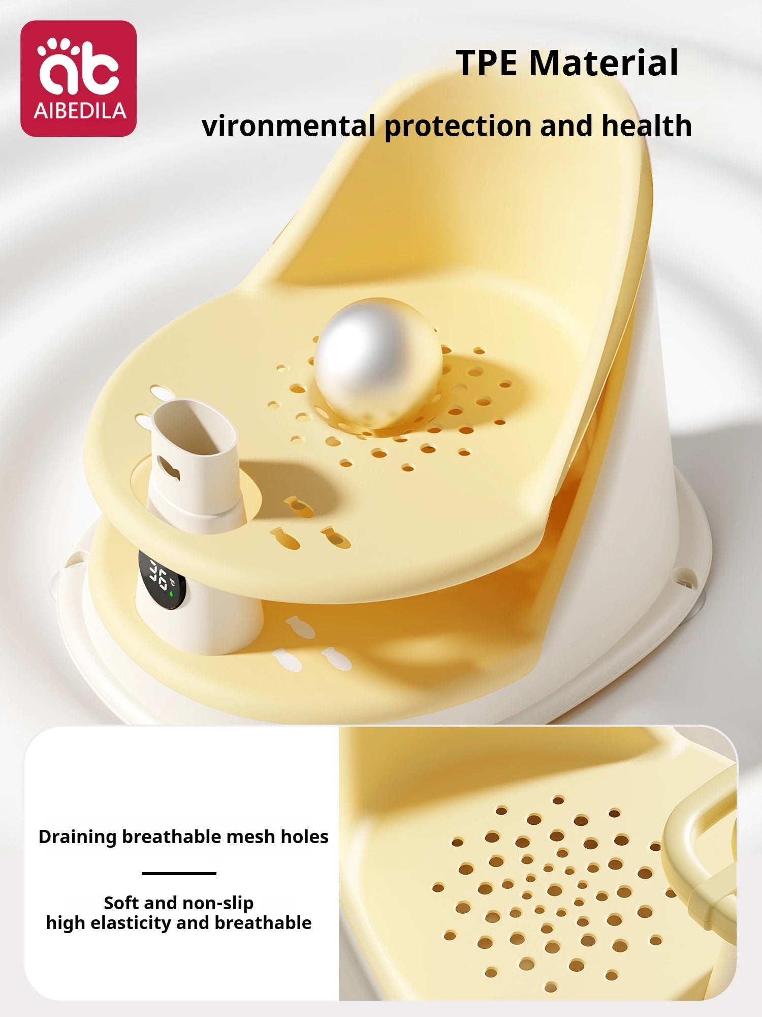 AIBEDILA Baby Bath Seat