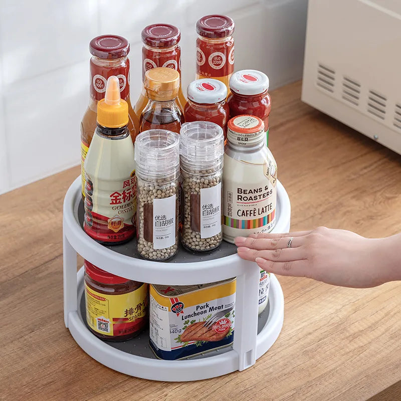 360° Rotating Kitchen Storage Organizer