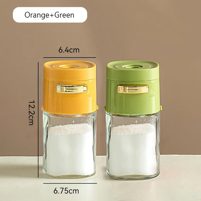 Adjustable Glass Seasoning Jar