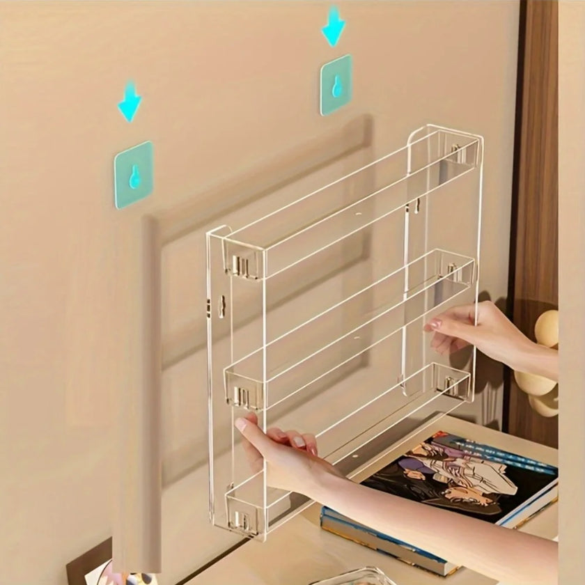 No-Drill 3-Tier Acrylic Rack