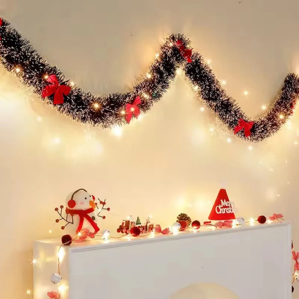 Christmas Tinsel Ribbons