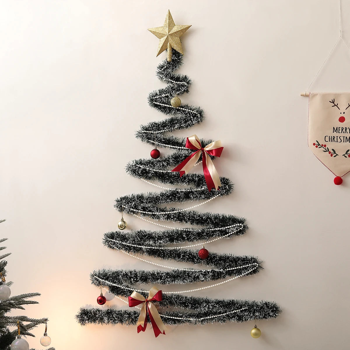 Flocked Christmas Tree