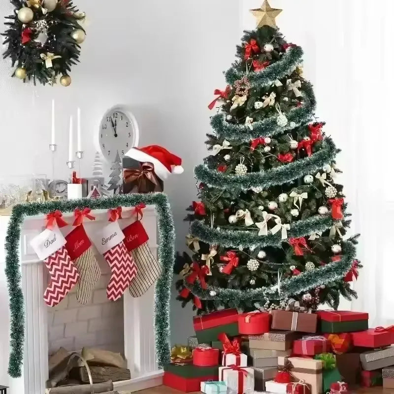 Christmas Tinsel Ribbons