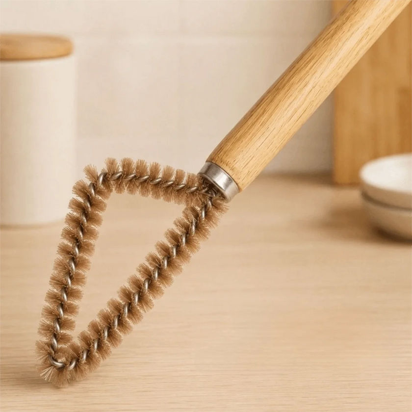 Wooden Corner Cleaning Brush
