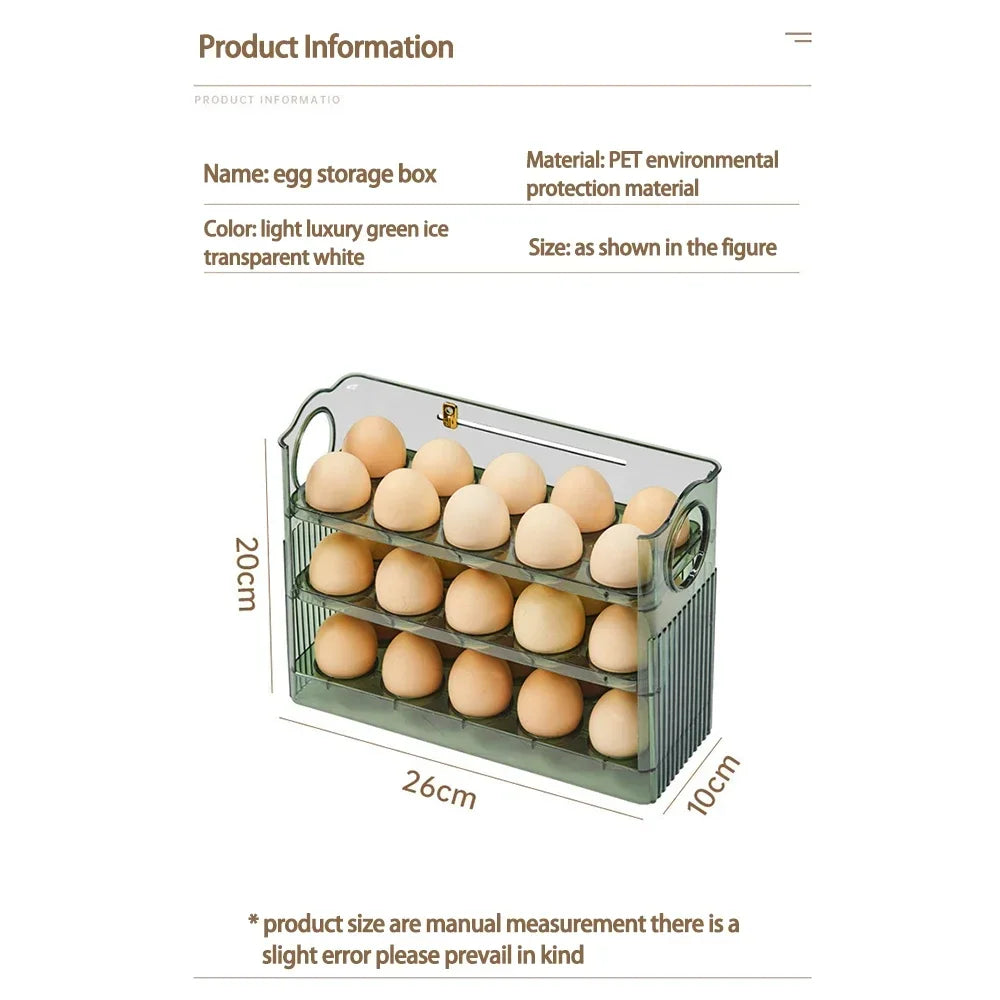 Egg Storage Organizer for Refrigerator