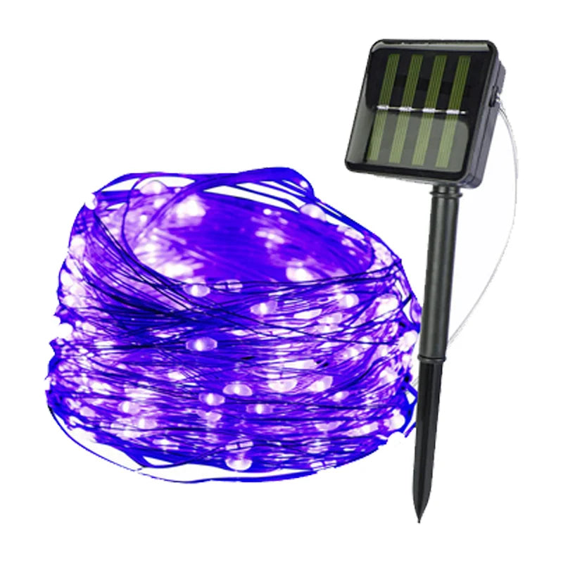 Solar LED Fairy String Lights Outdoor Waterproof