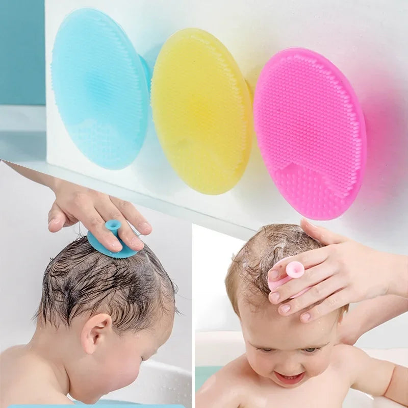 Silicone Baby Head Scrubber 2PCS