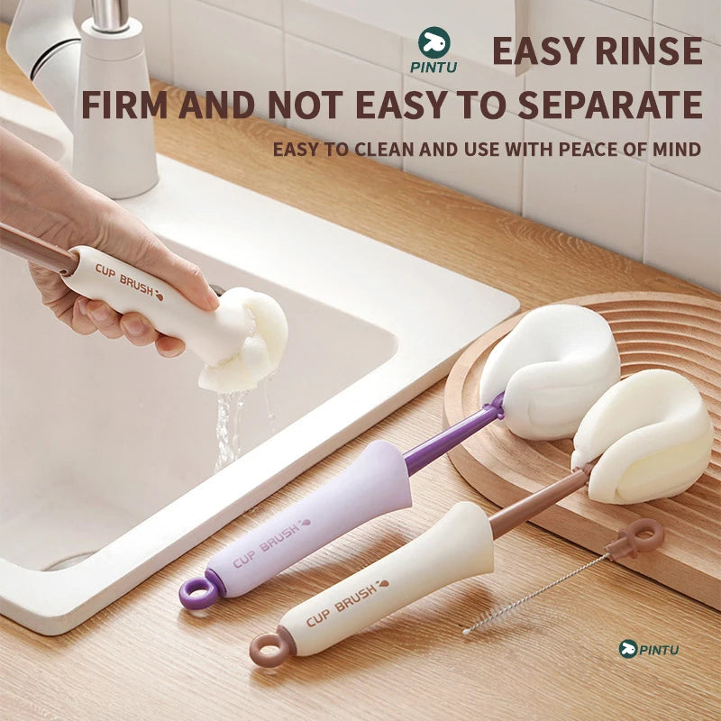 2-in-1 Long Handle Cup & Straw Cleaning Brush