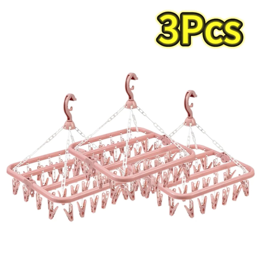 Foldable Clothes Drying Rack