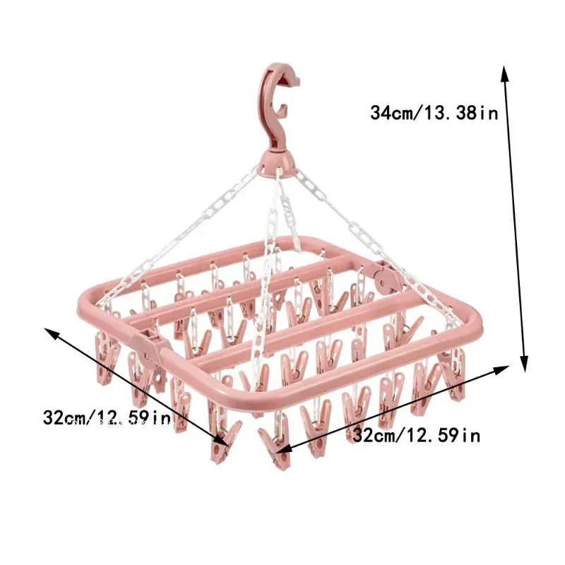 Foldable Clothes Drying Rack
