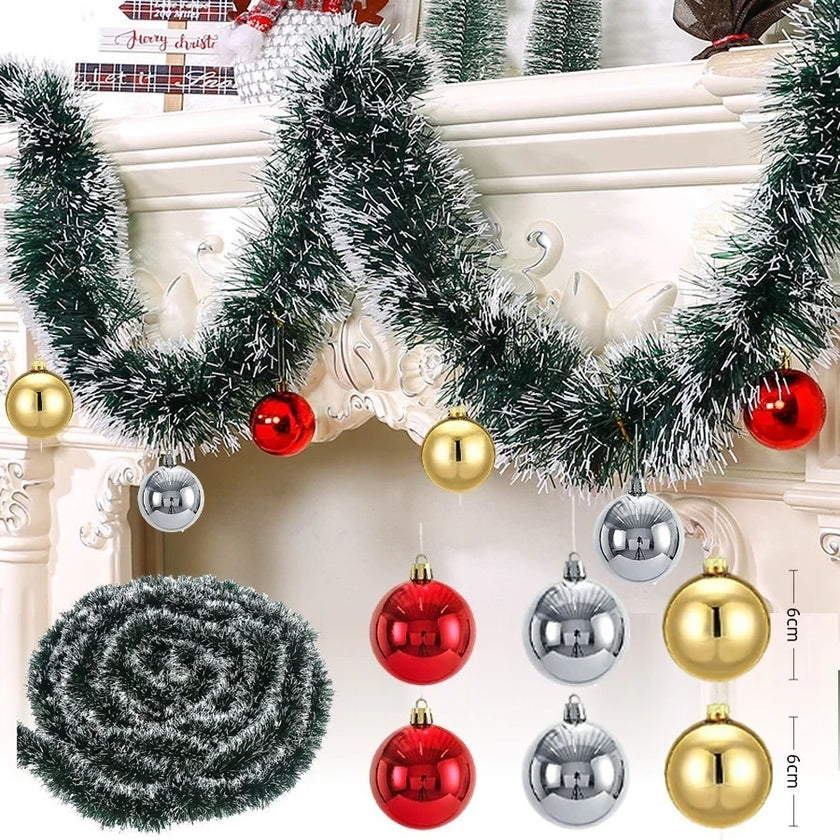 Christmas Tinsel Ribbons