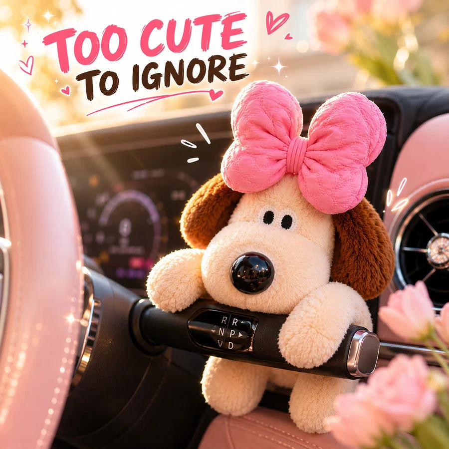 Cute Plush Puppy Car Hanging Decor