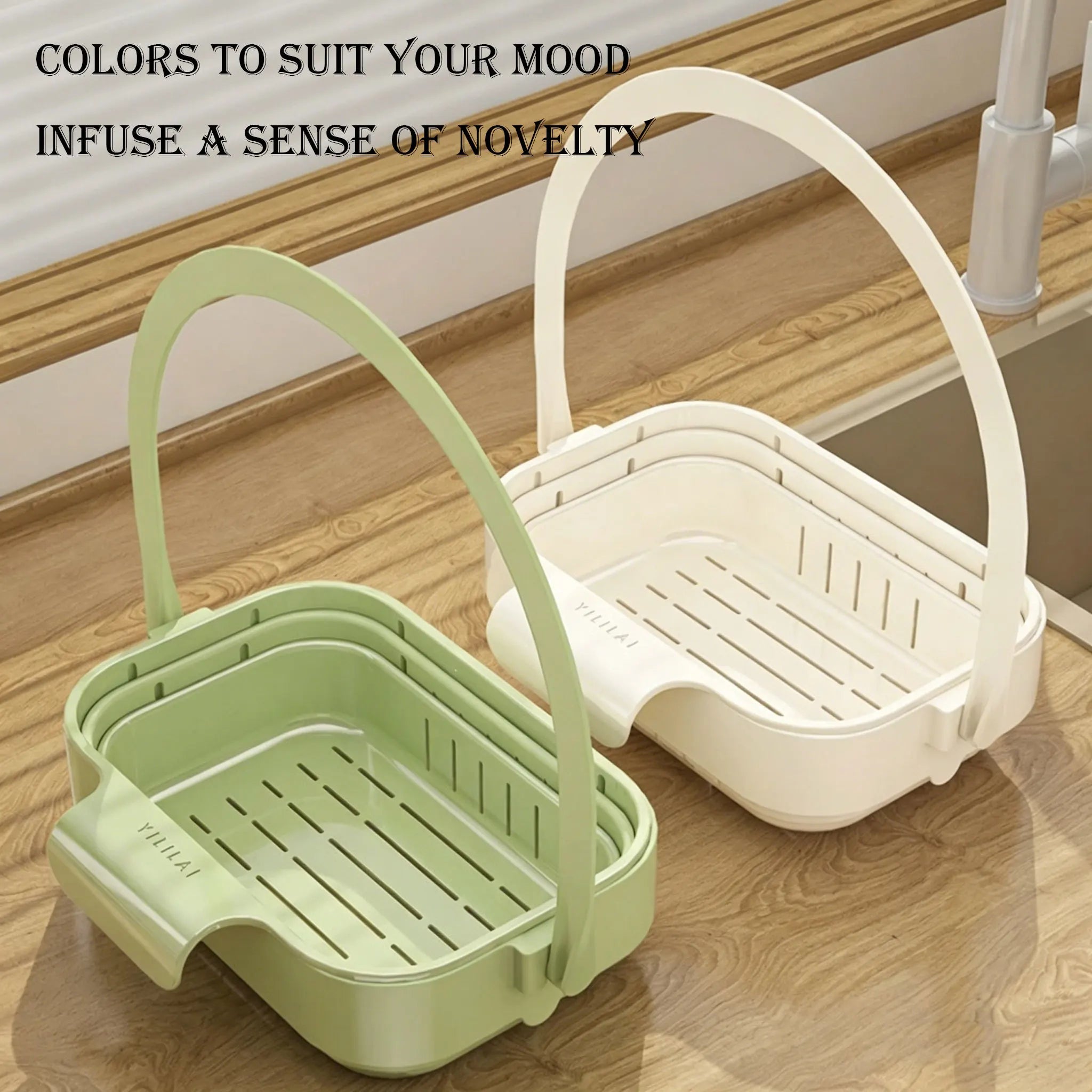 Kitchen Sink Foldable Drain Basket