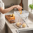 Collapsible Stainless Steel Garbage Bag Holde