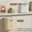 Wall-Mounted Kitchen Trash Bin with Lid