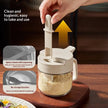 Glass Containers with Spoons