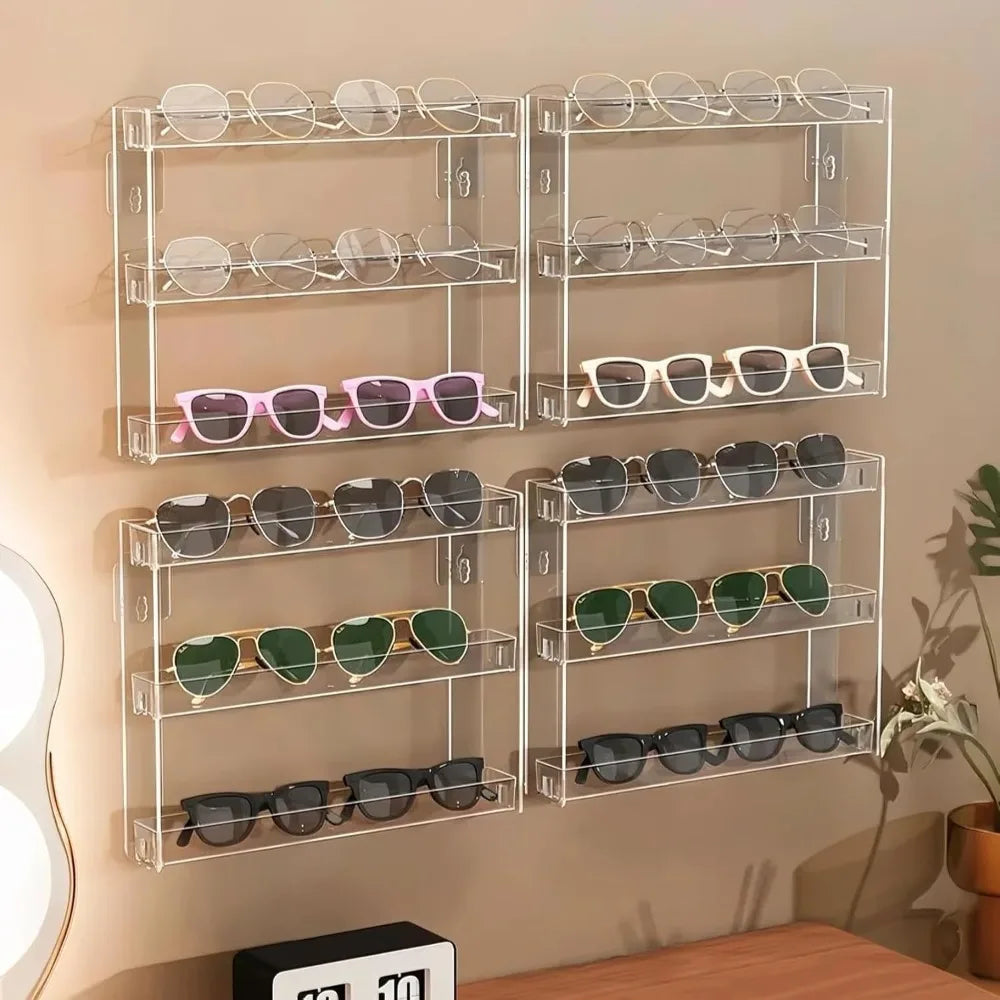 No-Drill 3-Tier Acrylic Rack