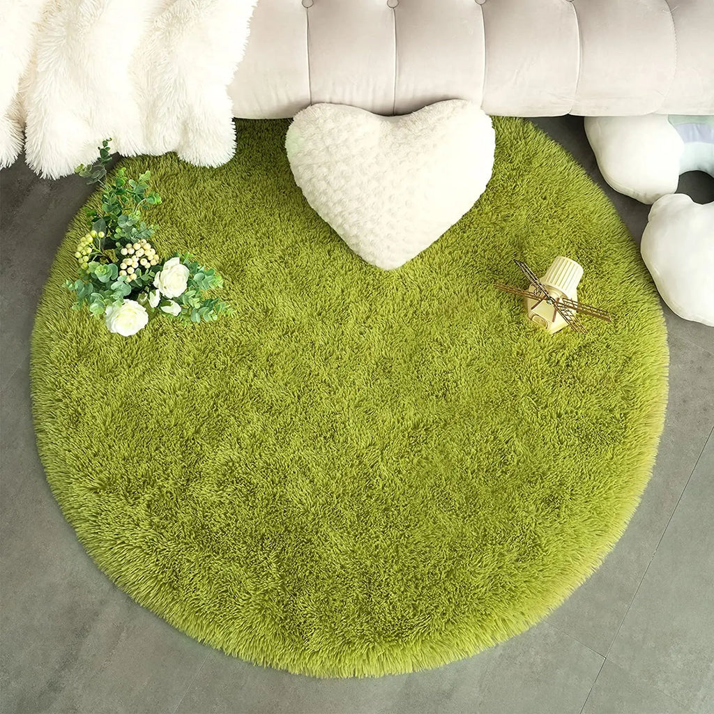 Round Fluffy Soft Area Rug