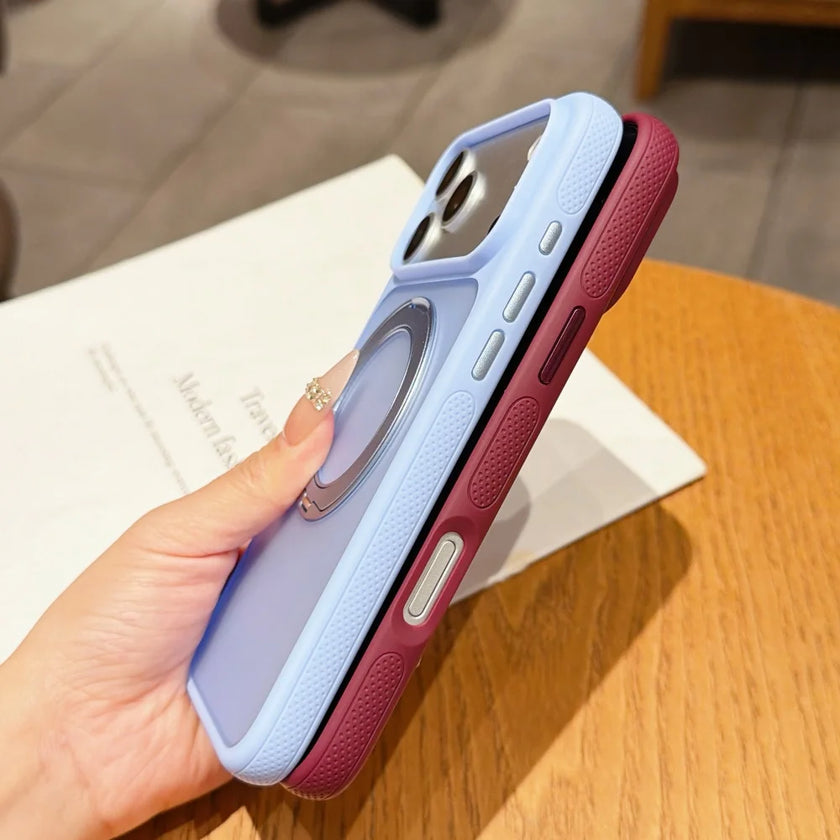 Matte Magnetic Ring Case for iPhone 17/18 Pro Max