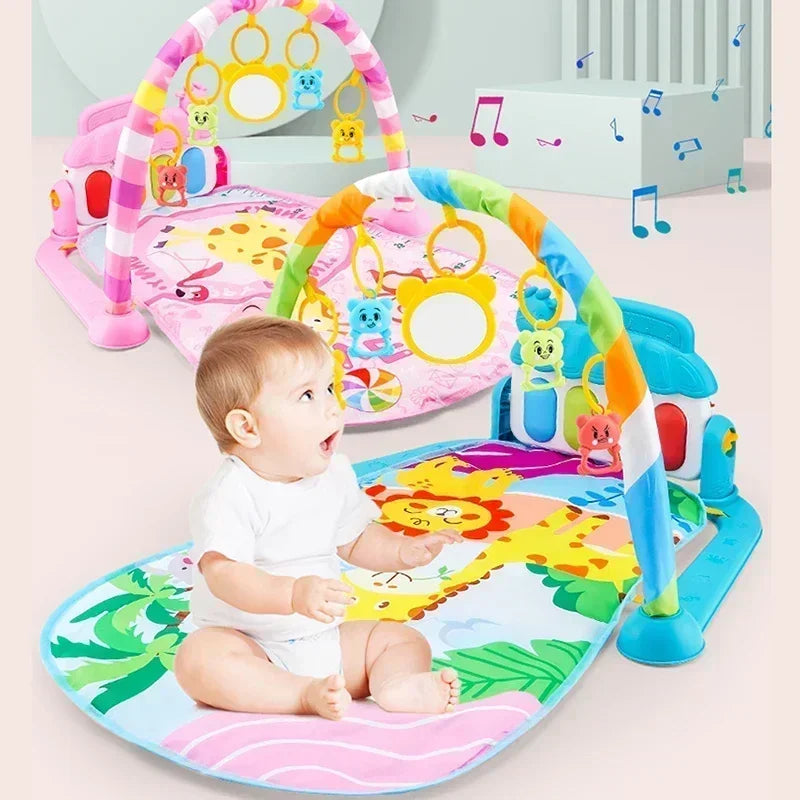 Baby Gym Play Mat with Music and Lights