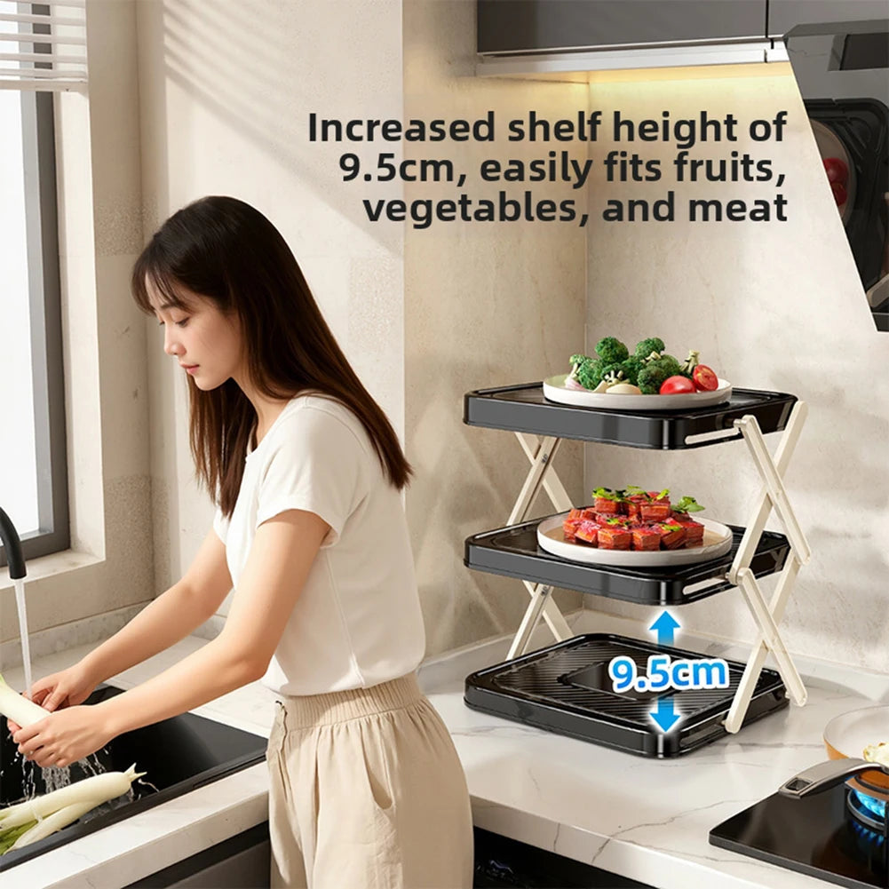 3-Tier Kitchen Organizer Rack