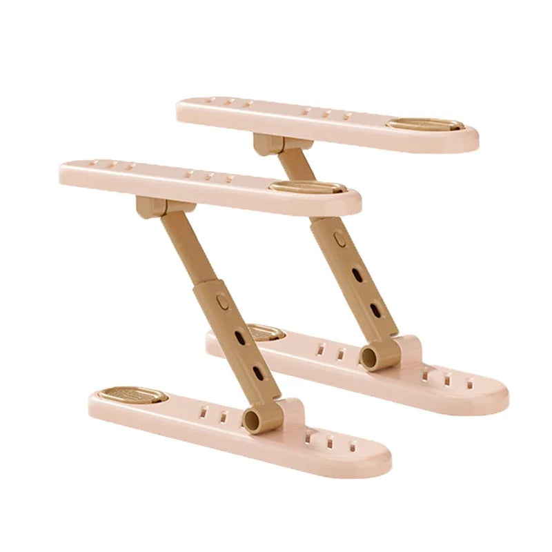 10PCS Double-Layer Shoe Rack Organizer