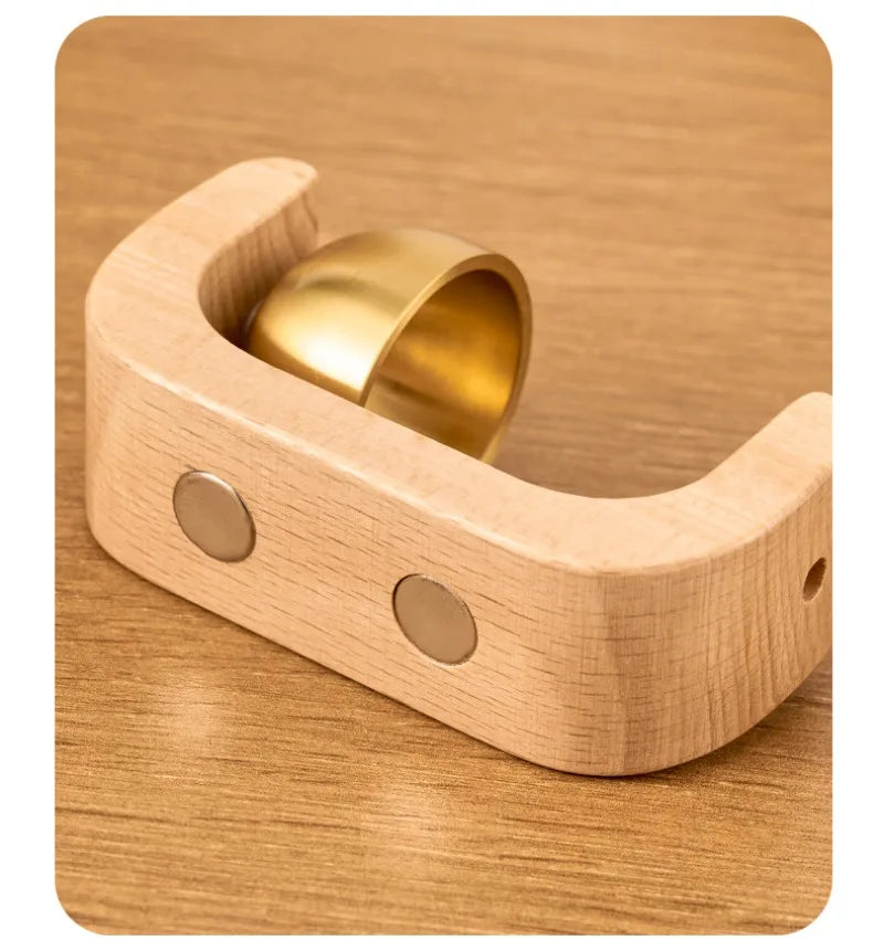 Magnetic Wood Doorbell