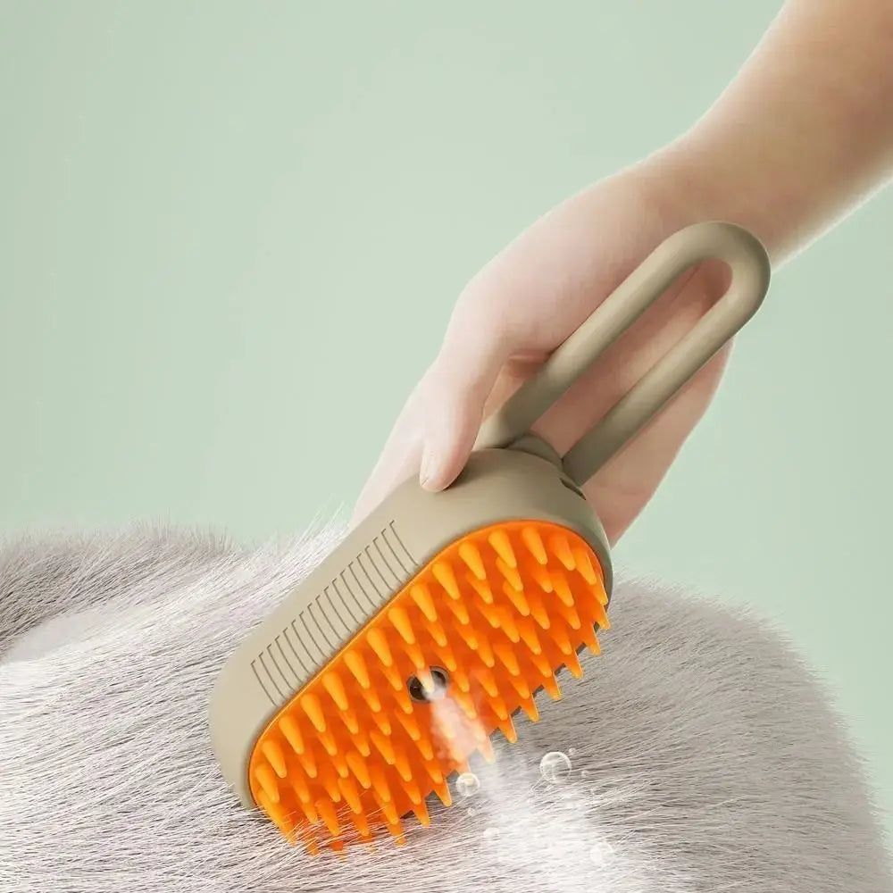 3In1 Cat & Dog Steamy Brush