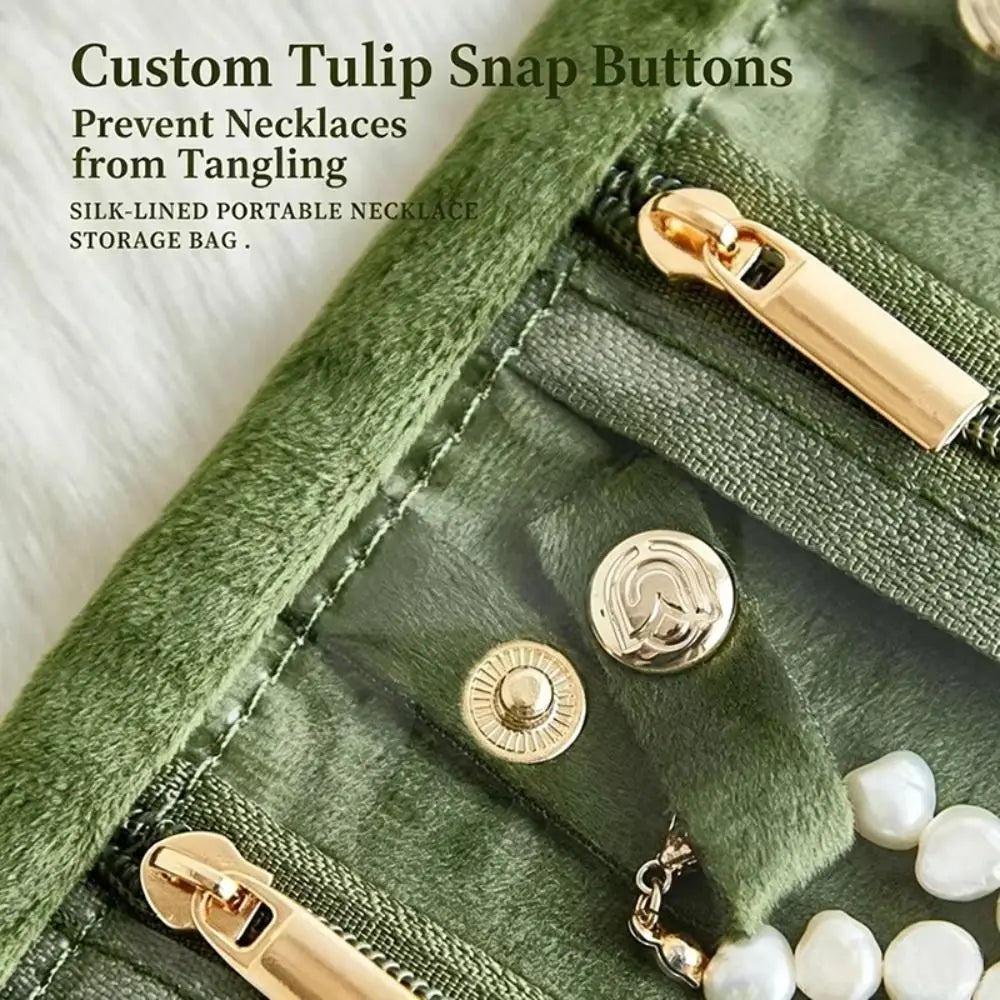 Roll-Up Jewelry Organizer Bag