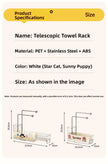 Kitchen Sponge And Towel Drain Rack