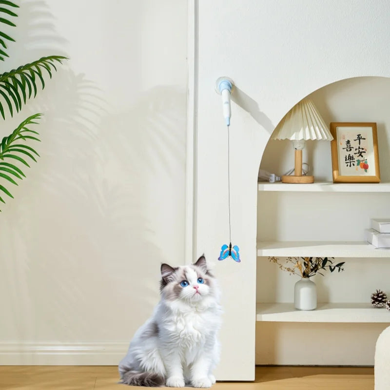 Flying Butterfly Cat Toy